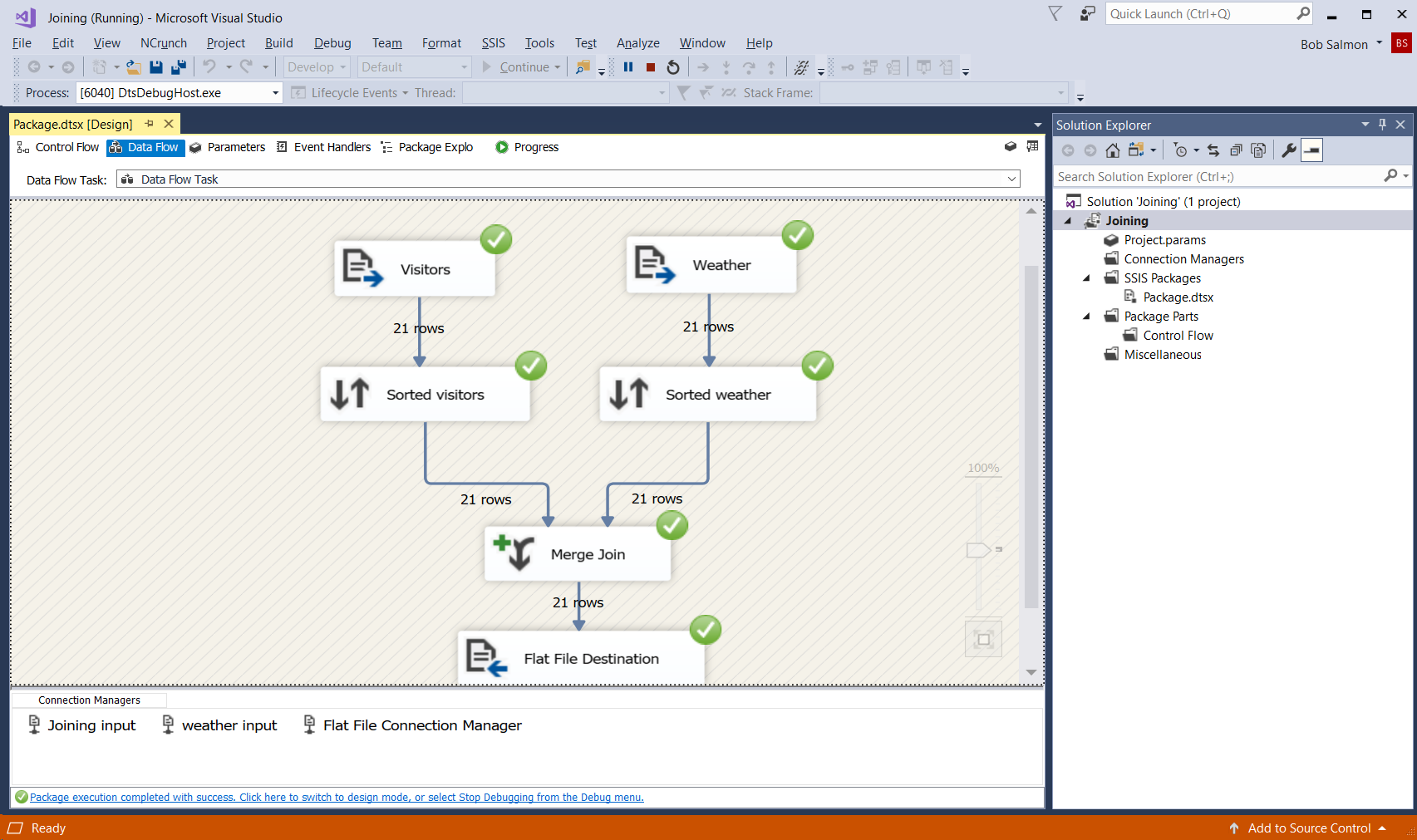 From Excel to SSIS, Part 5: Joining streams of data – Random Tech Thoughts