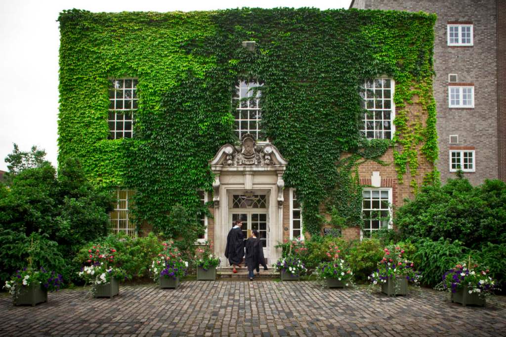 Old entrance to Newnham College Cambridge